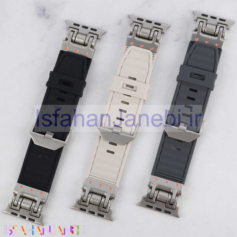 اصفهان جانبی-بند اپل واچ سیلیکونی Smart Watch Band سایز 42/44/45/49 میلی متری