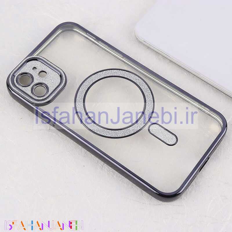 اصفهان جانبی-قاب اکلیلی مگ سیف آیفون iPhone 11 محافظ لنزدار