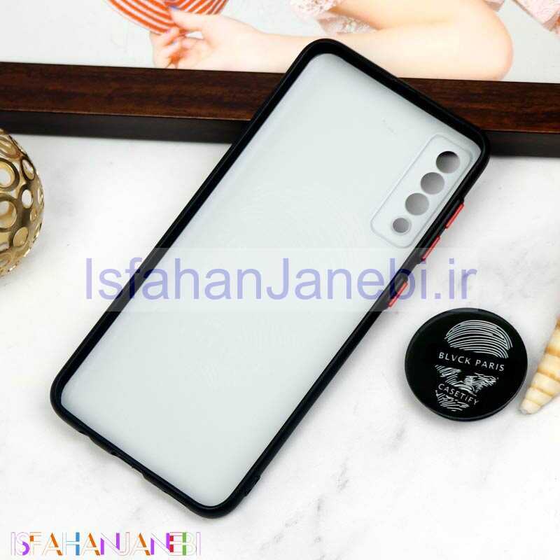 اصفهان جانبی-قاب PC محافظ لنز دار طرح Blvck + پاپ سوکت Samsung Galaxy A30s / A50s