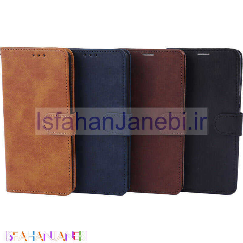 اصفهان جانبی-کیف چرمی مگنتی شیائومی Redmi Note 14S محافظ لنزدار