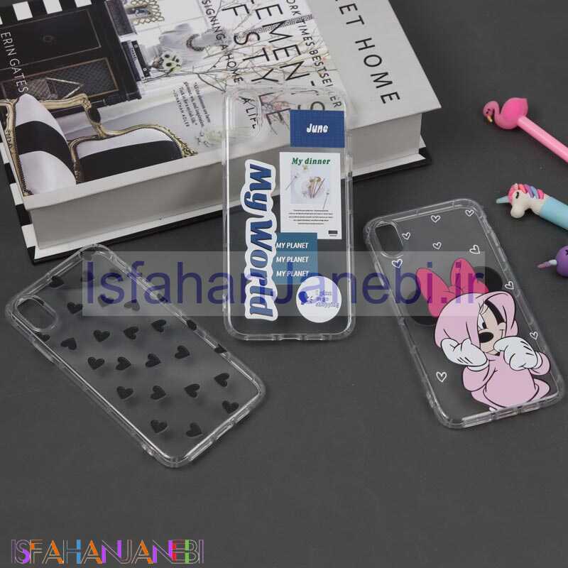 اصفهان جانبی-قاب ژله ای بی رنگ طرحدار آیفون iPhone XS Max