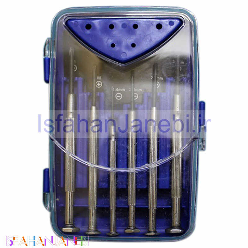 اصفهان جانبی-ست پیچ گوشتی ساعتی 6 عددی Yong Gong Tools LB-017M