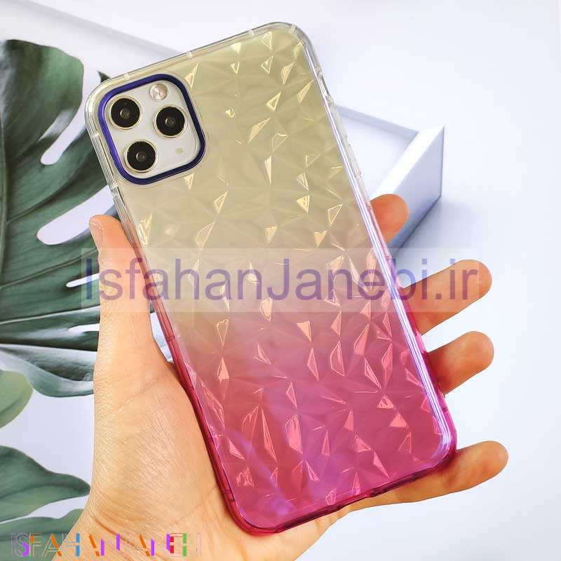 اصفهان جانبی-قاب یخی سه بعدی iPhone 11 Pro Max صورتی