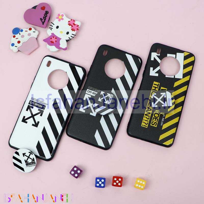 اصفهان جانبی-قاب فانتزی برجسته + پاپ سوکت طرح Off White هواوی Y9a سری D