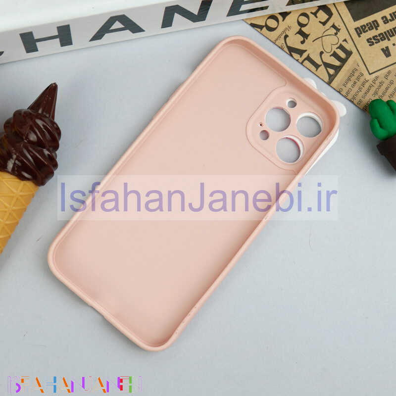 اصفهان جانبی-قاب سیلیکونی عروسکی محافظ لنزدار طرح Daisy آیفون iPhone 12 Pro Max