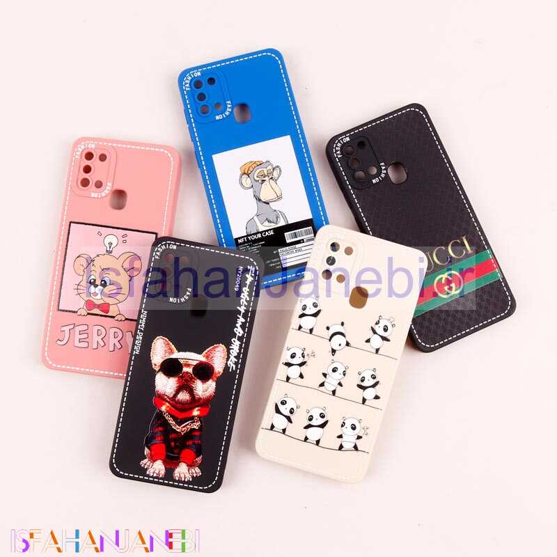 اصفهان جانبی-قاب محافظ لنزدار طرح دوخت Samsung Galaxy A21s