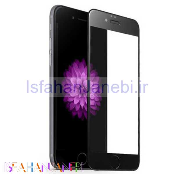 اصفهان جانبی-گلس تمام چسب آیفون iPhone 6 Plus مشکی