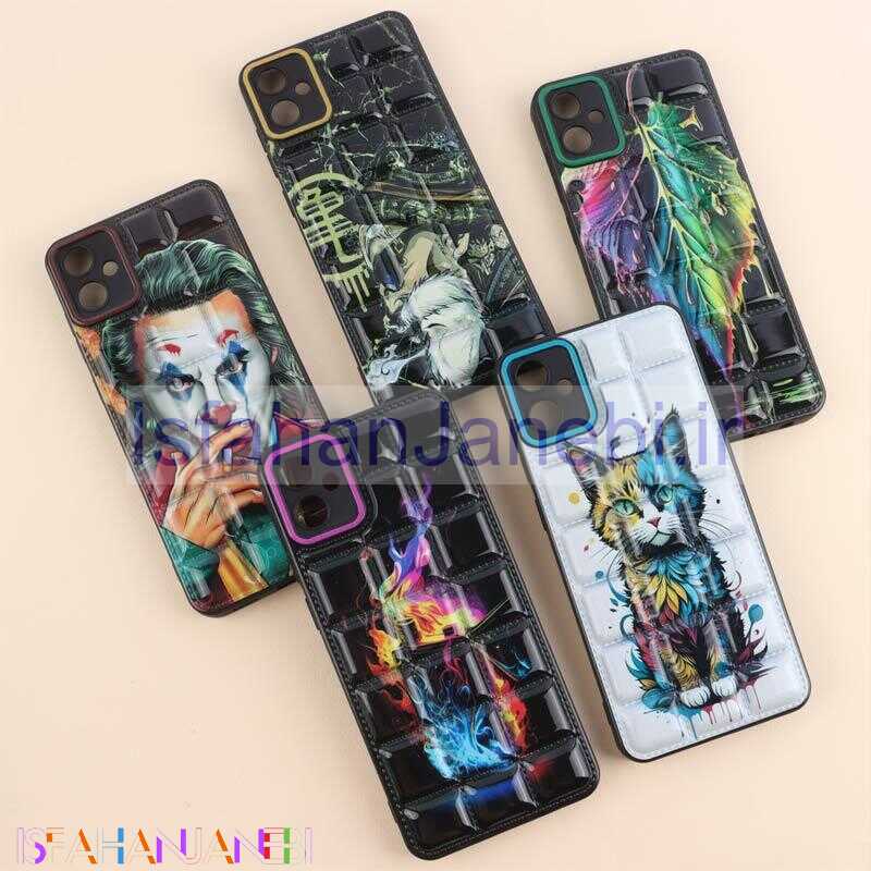 اصفهان جانبی-قاب پافر مربعی محافظ لنزدار سامسونگ Galaxy A05