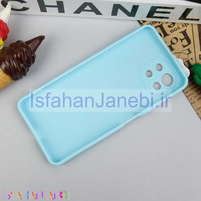 اصفهان جانبی-قاب سیلیکونی عروسکی محافظ لنزدار طرح Duck شیائومی Xiaomi Mi 11 Lite