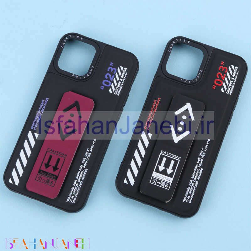 اصفهان جانبی-قاب طرح دار Casetiey هولدر دار iPhone 12 / 12 Pro