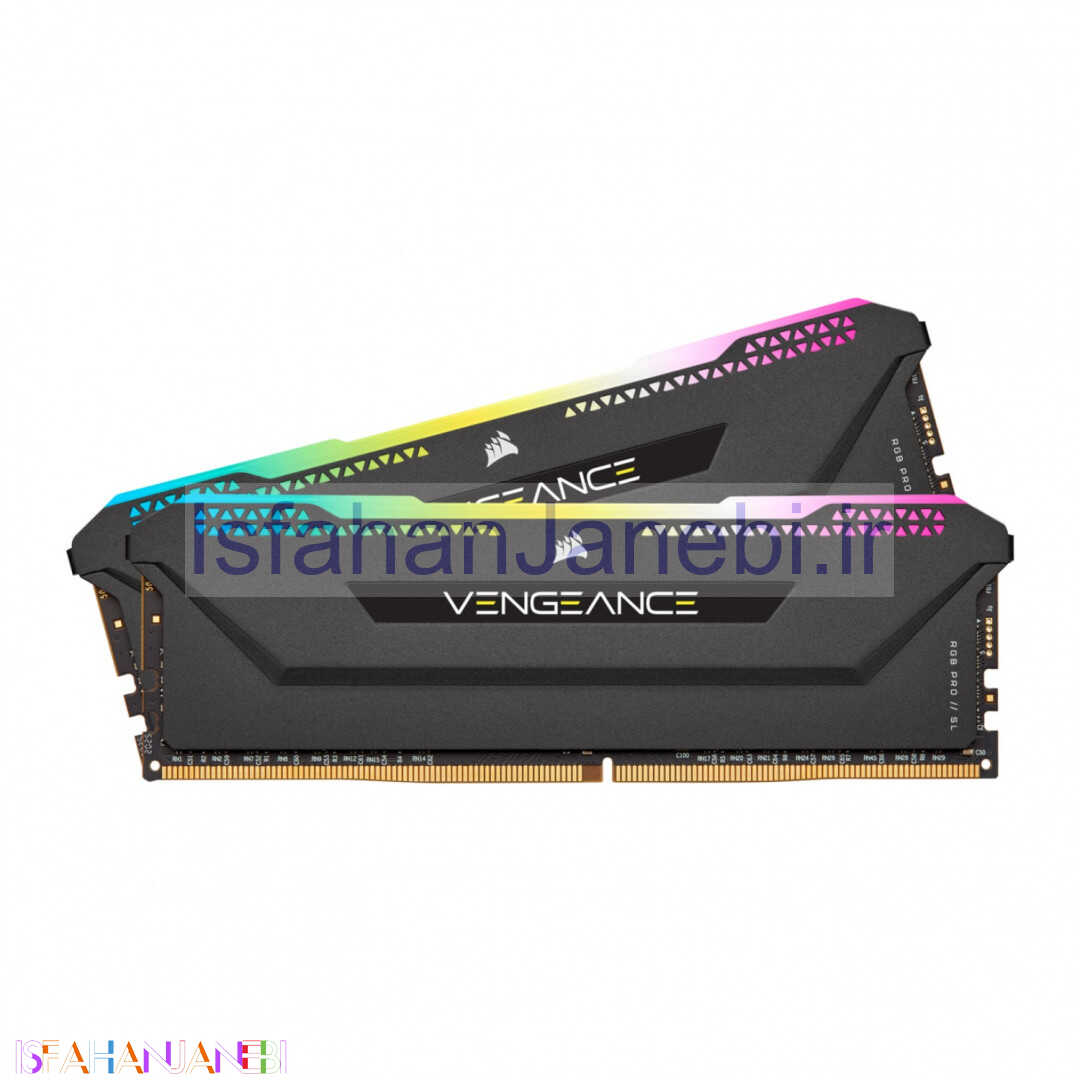 اصفهان جانبی-رم کامپیوتر Corsair Vengeance RGB Pro SL DDR4 16GB 3600MHz CL18 Dual
