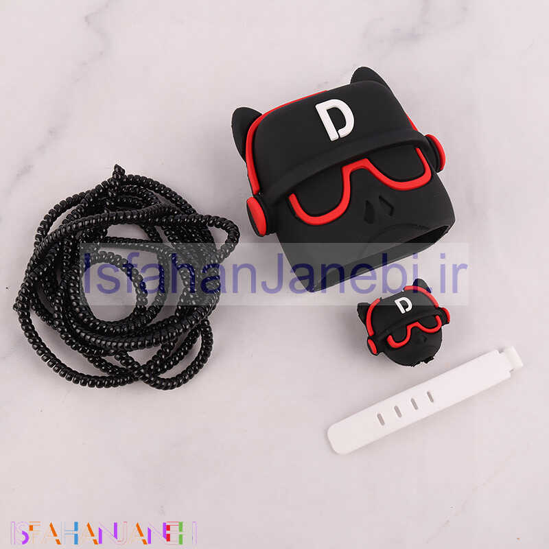 اصفهان جانبی-ست محافظ کابل و کلگی شارژر شیائومی 33 وات طرح سگ