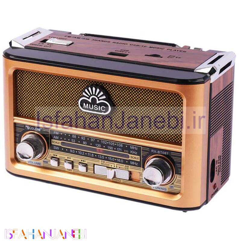 اصفهان جانبی-رادیو اسپیکر بلوتوثی رم و فلش خور Golon RX-BT087