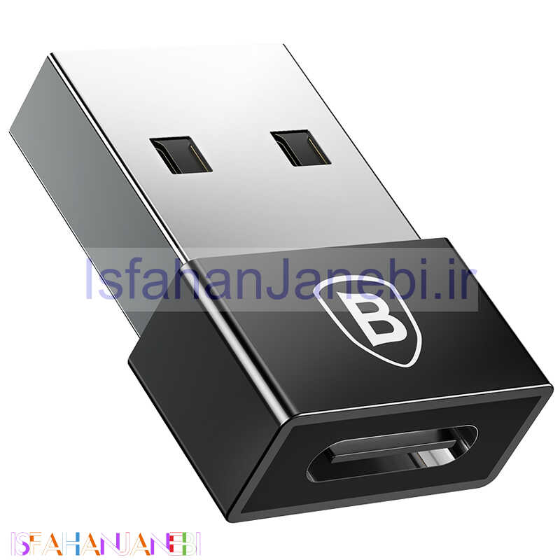 اصفهان جانبی-تبدیل Baseus Exquisite CATJQ-A01 OTG Type-C To USB