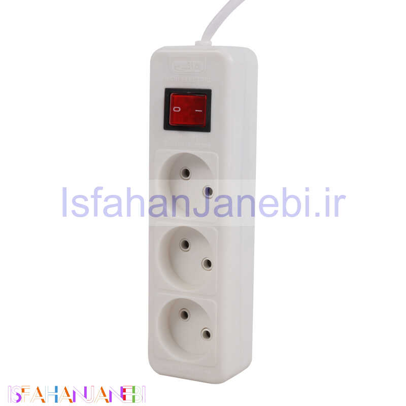 اصفهان جانبی-چند راهی 3 خانه برق هانی الکتریک HI-301 با کابل 2 متری