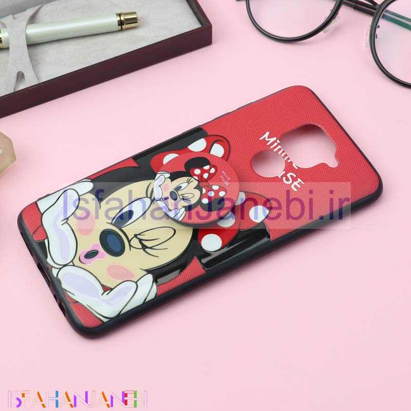 اصفهان جانبی-قاب فانتزی برجسته + پاپ سوکت کد9 شیائومی Redmi Note 9