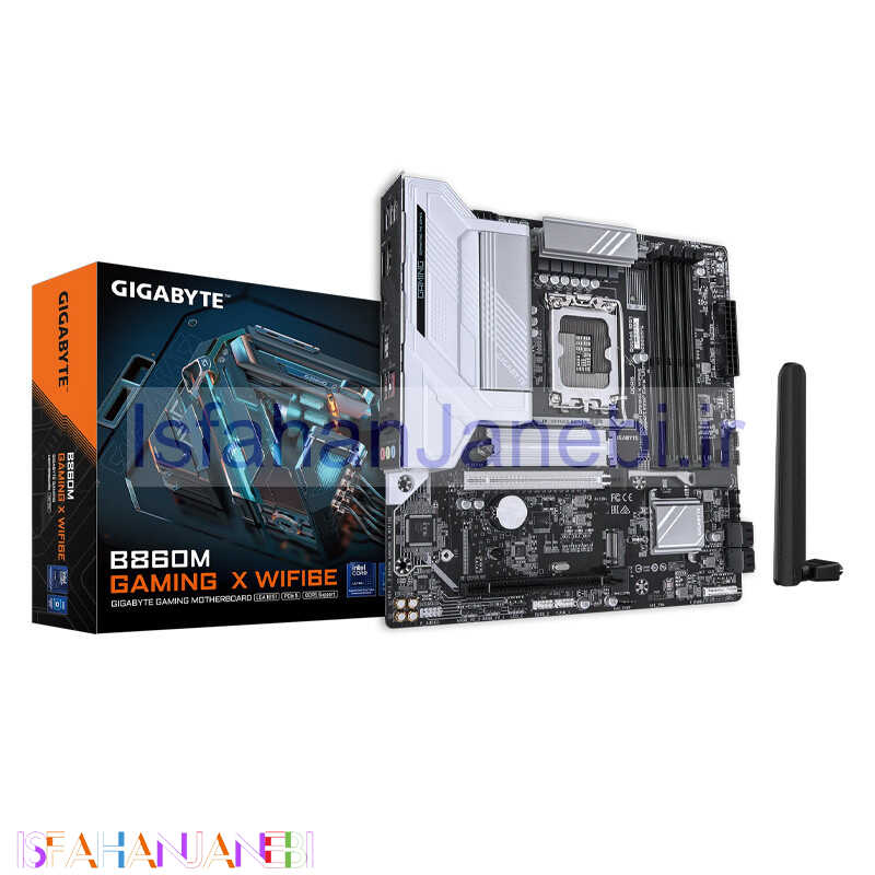 اصفهان جانبی-مادربرد گیگابایت B860M GAMING X WIFI6E rev. 1.0 DDR5