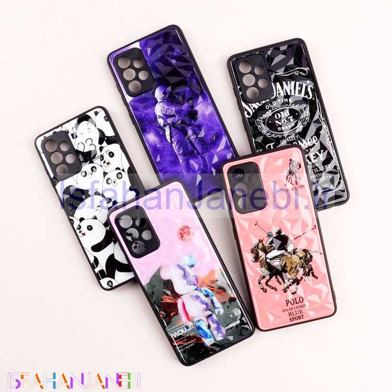 اصفهان جانبی-قاب طرحدار پشت برجسته محافظ لنزدار Samsung Galaxy A52 / A52s