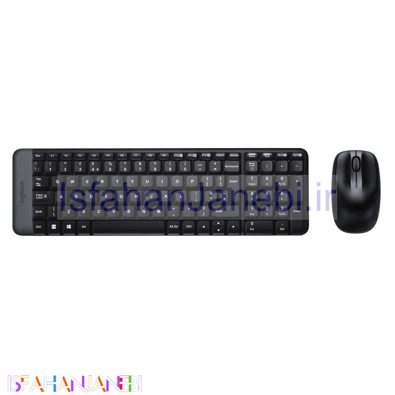 اصفهان جانبی-کیبورد و موس بی سیم لاجیتک MK220