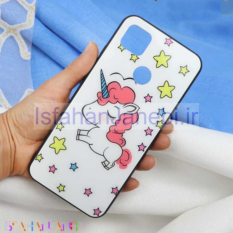 اصفهان جانبی-قاب پشت گلسی طرح یونیکورن Xiaomi Redmi 9C