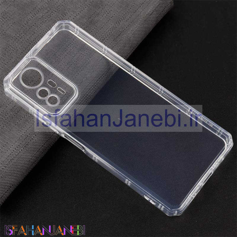 اصفهان جانبی-قاب ژله ای بی رنگ شیائومی Redmi Note 12S محافظ لنزدار