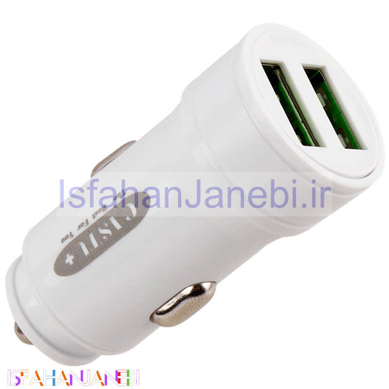 اصفهان جانبی-شارژر فندکی فست شارژ Castu Plus CH-02 2.4A QC3.0 12W