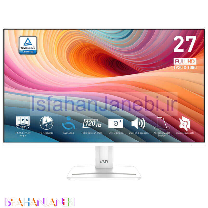 اصفهان جانبی-مانیتور گیمینگ ام اس آی PRO MP275W E2 سایز 27 اینچ