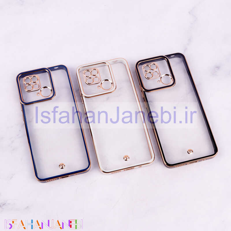 اصفهان جانبی-قاب Space شیائومی Redmi 10C دور رنگی محافظ لنزدار