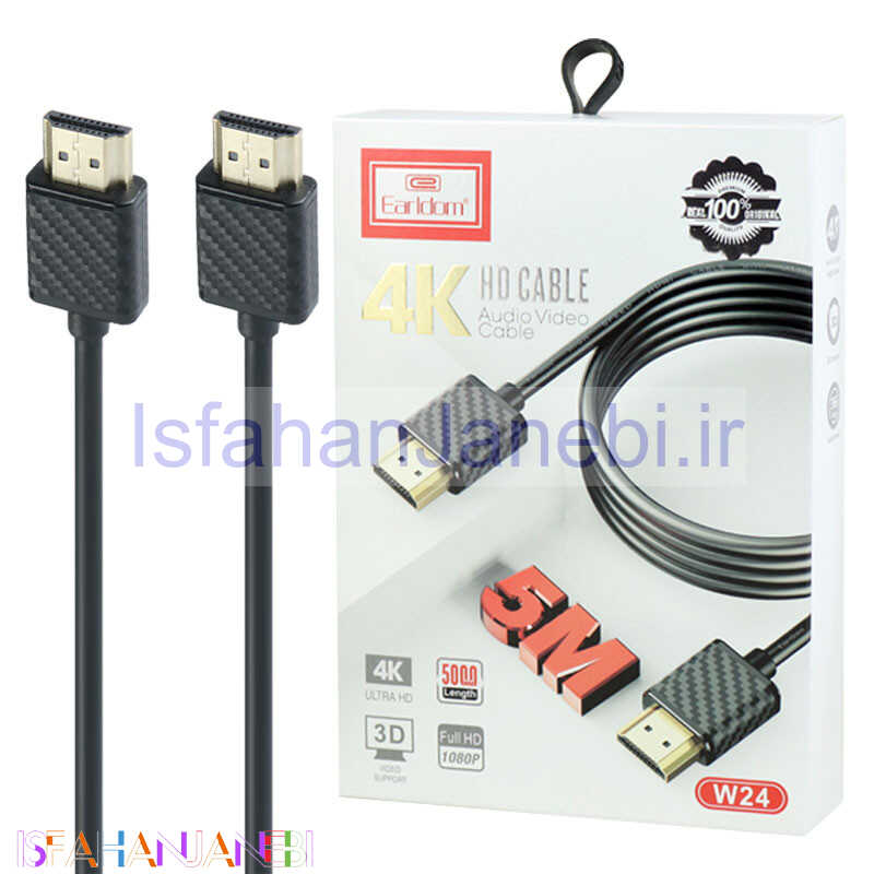 اصفهان جانبی-کابل Earldom ET-W24 HDMI v1.4 4K 5m