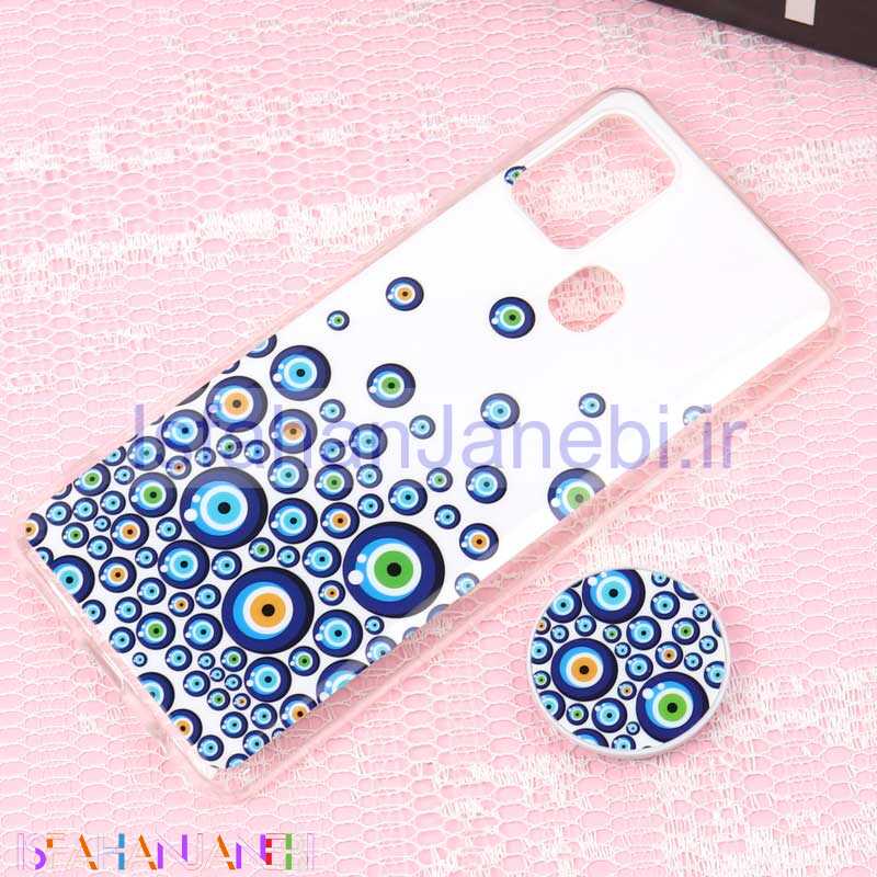 اصفهان جانبی-قاب سوپر IMD دور شفاف پاپ سوکت دار Samsung A21s چشم نظر