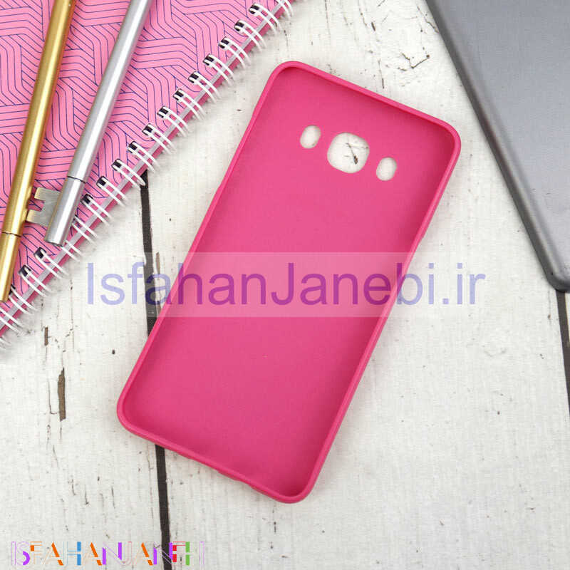 اصفهان جانبی-قاب ژله ای طرح کنفی Samsung Galaxy J5 2016 سرخابی