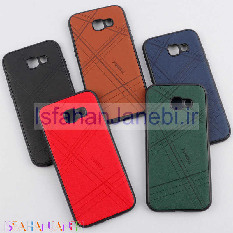 اصفهان جانبی-قاب چرمی Remax سامسونگ Galaxy A5 2017 محافظ لنزدار