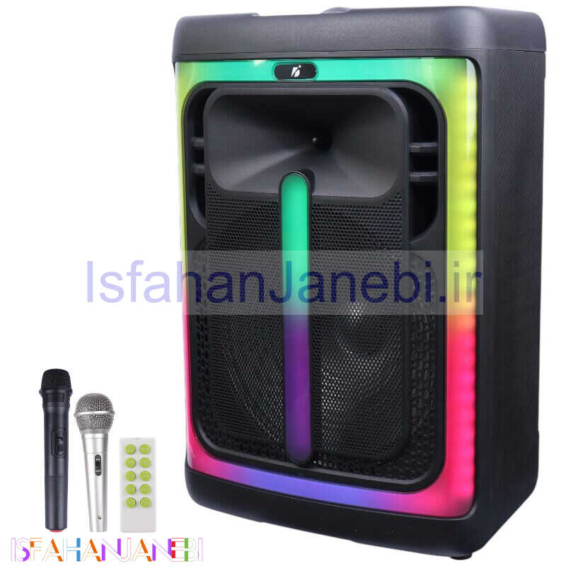 اصفهان جانبی-اسپیکر چمدانی بلوتوثی کی برود KTS-1931 + میکروفون و ریموت کنترل