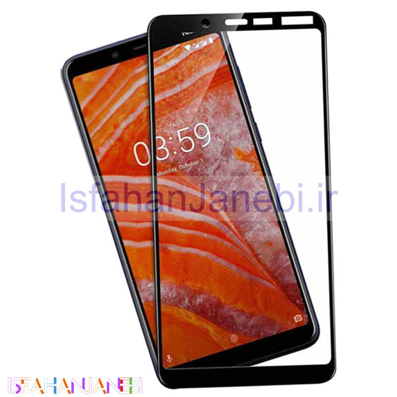 اصفهان جانبی-گلس تمام چسب Nokia1 Plus مشکی