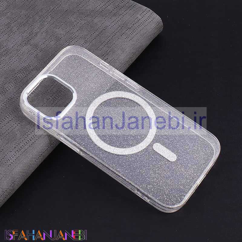 اصفهان جانبی-قاب اکلیلی مگ سیف Vip Max آیفون iPhone 15 دور محافظ متال