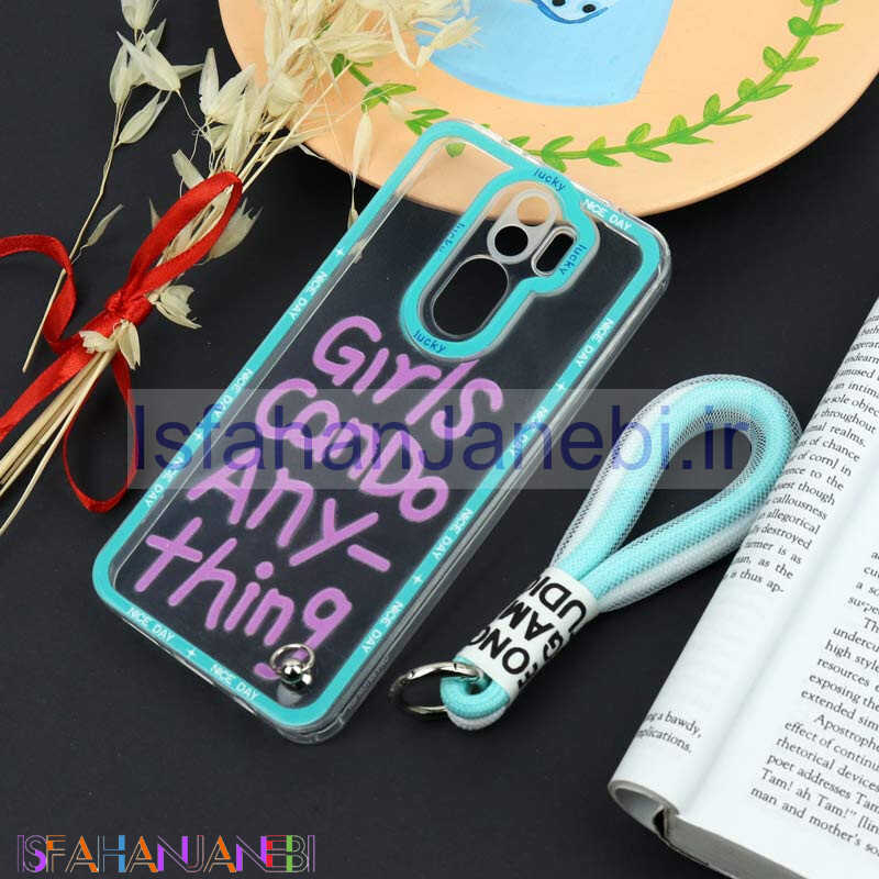 اصفهان جانبی-قاب طرحدار Girls Can Do محافظ لنزدار + بند آویز لنیارد Xiaomi Redmi Note 8 Pro