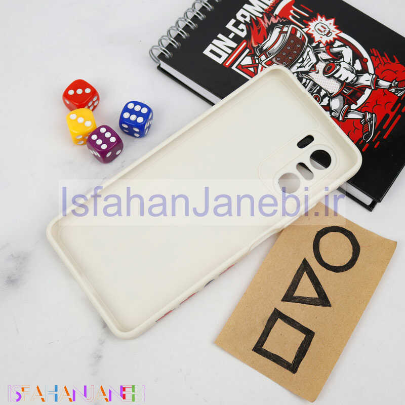 اصفهان جانبی-قاب سیلیکونی محافظ لنزدار طرح اسکویید گیم Xiaomi Poco F3 کد 7