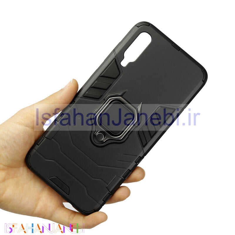 اصفهان جانبی-قاب ضد ضربه هولدر دار Keysion سامسونگ A70 / A70s مشکی