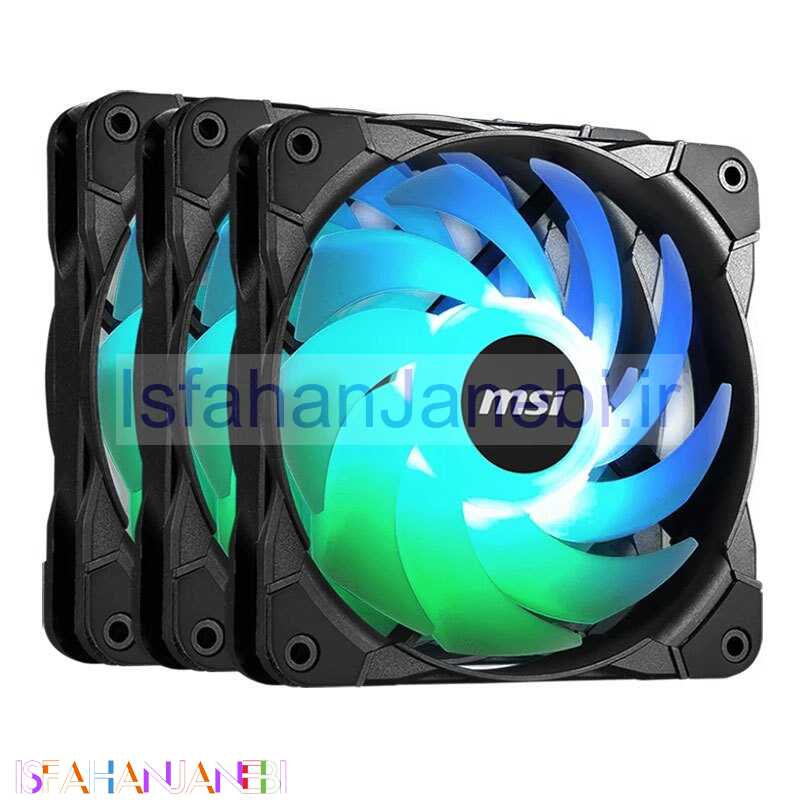 اصفهان جانبی-فن کیس ام اس آی MSI MAG MAX F12A-3 12*12 بسته 3 عددی
