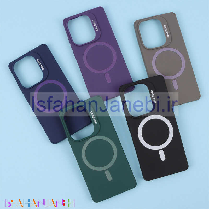 اصفهان جانبی-قاب ژله ای سیلیکونی مگ سیف Xiaomi Redmi Note 13 Pro 4G