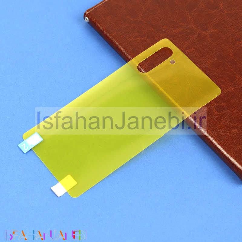 اصفهان جانبی-برچسب پشت تمام چسب زرد Samsung Note 10