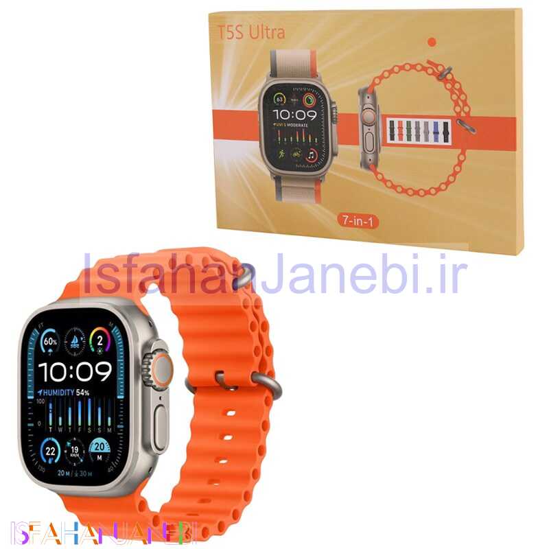 اصفهان جانبی-ساعت هوشمند T5S Ultra 49mm
