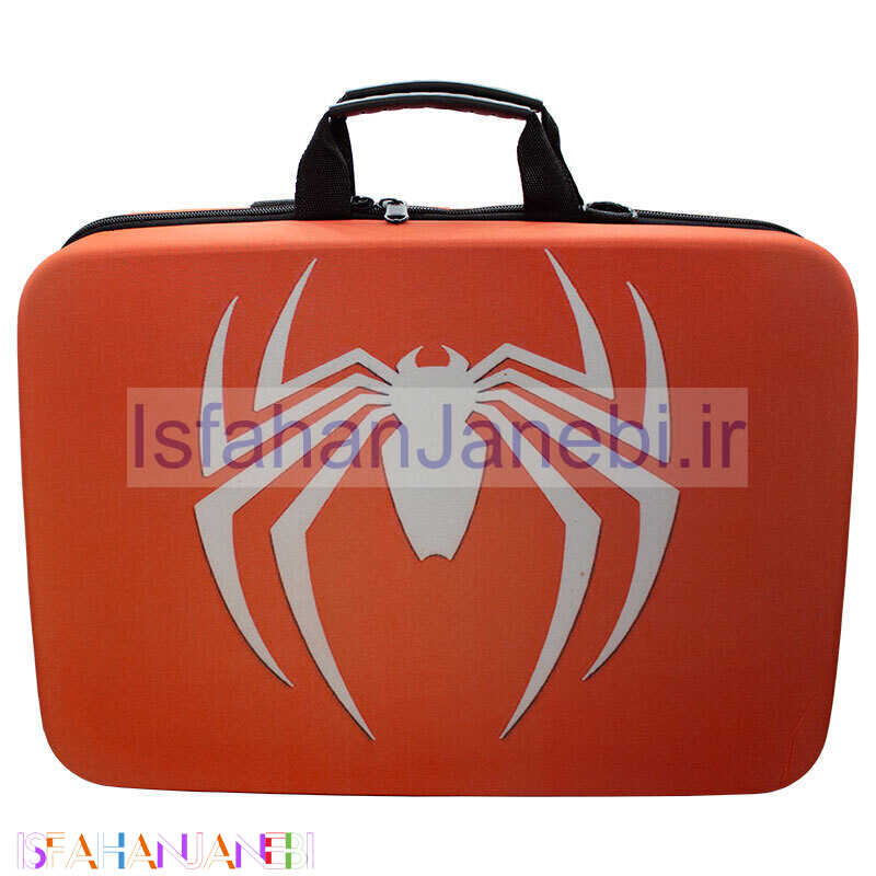 اصفهان جانبی-کیف کنسول بازی PS5 Slim طرح Spider Man کد 18