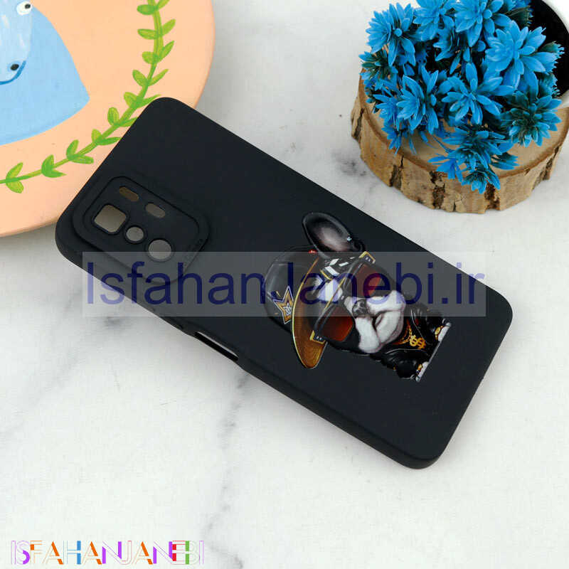 اصفهان جانبی-قاب سیلیکونی طرحدار محافظ لنزدار Xiaomi Poco X3 GT