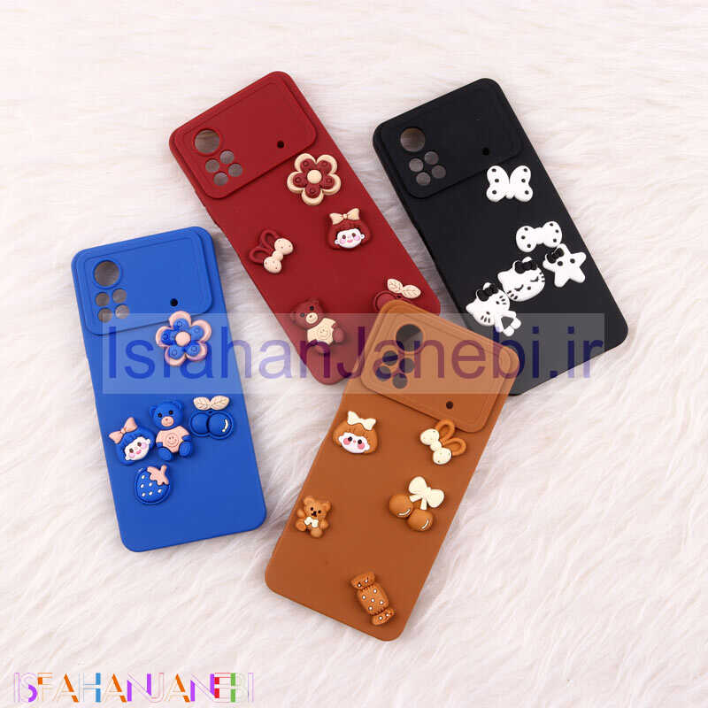 اصفهان جانبی-قاب فانتزی عروسکی Pro Camera محافظ لنزدار Xiaomi Poco X4 Pro 5G