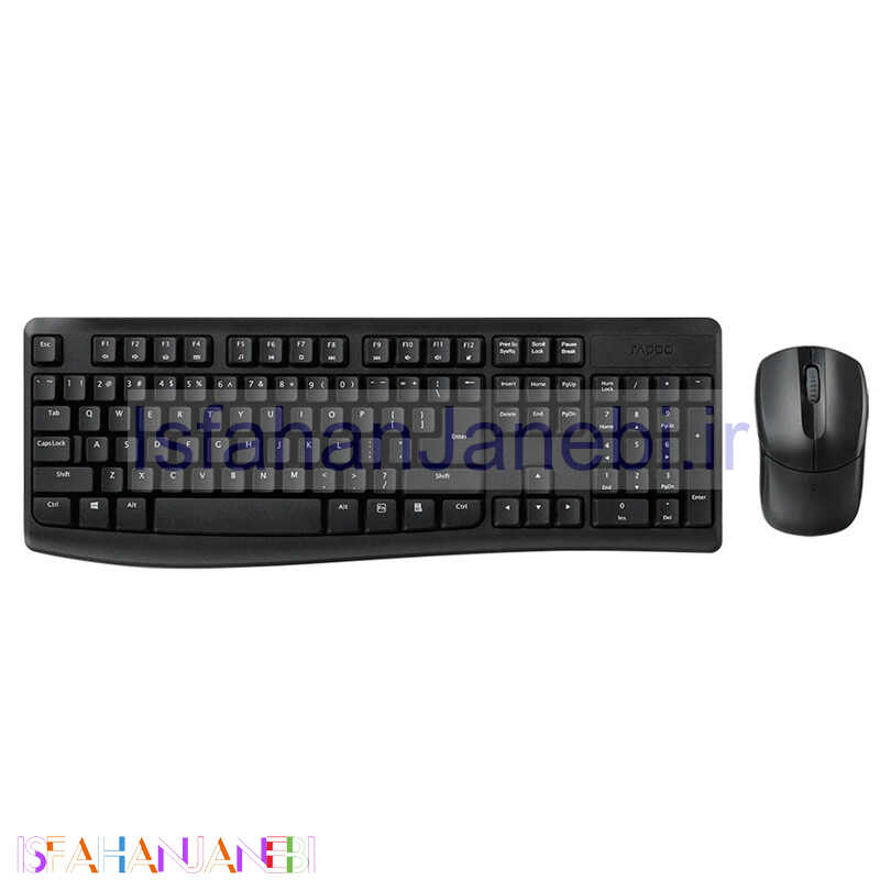اصفهان جانبی-کیبورد و موس بی سیم رپو X1800 Pro