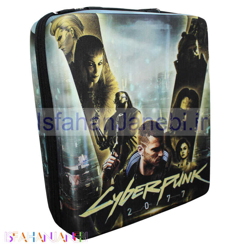 اصفهان جانبی-کیف کنسول بازی PS4 طرح Cyber Punk کد 3