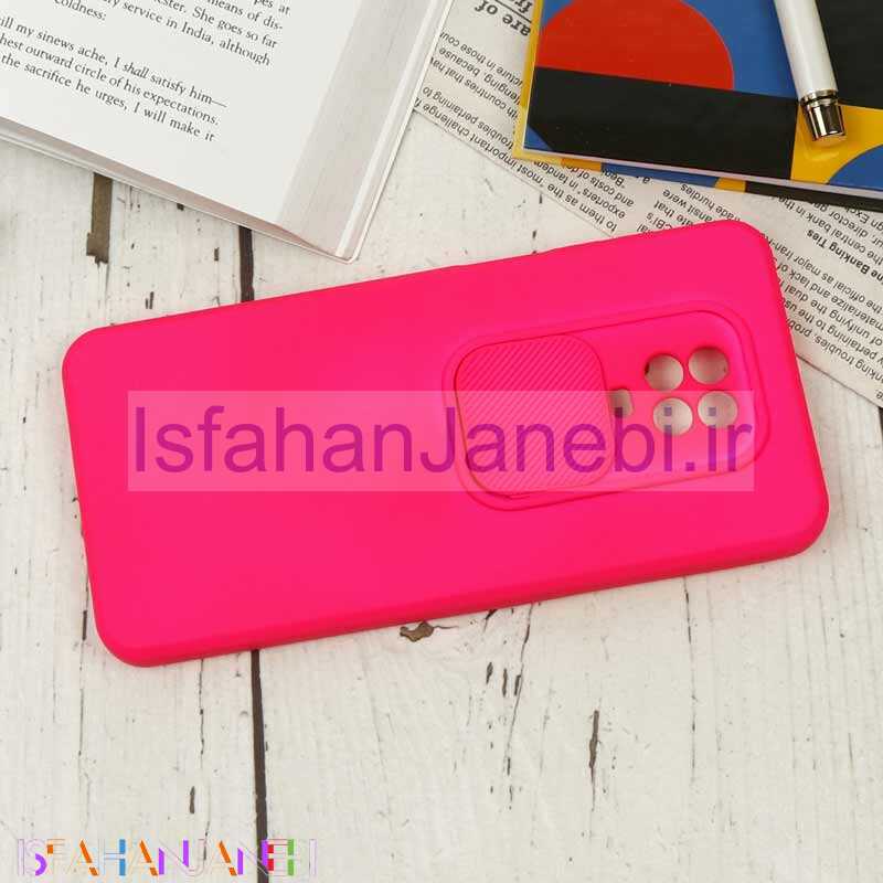 اصفهان جانبی-قاب سیلیکونی محافظ لنزدار کشویی شیائومی Redmi Note 9s / Note 9 Pro