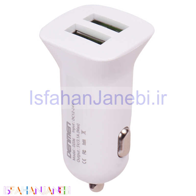 اصفهان جانبی-شارژر فندکی فست شارژ Vdenmenv DZ06 3.1A 15.5W