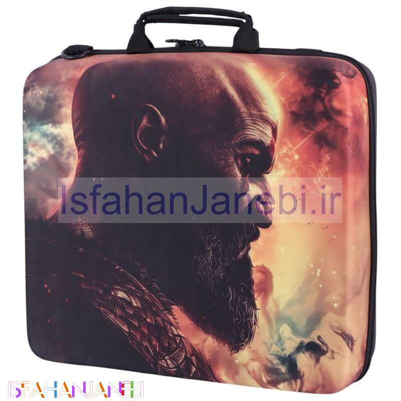 اصفهان جانبی-کیف کنسول بازی PS4 طرح God Of War کد 11